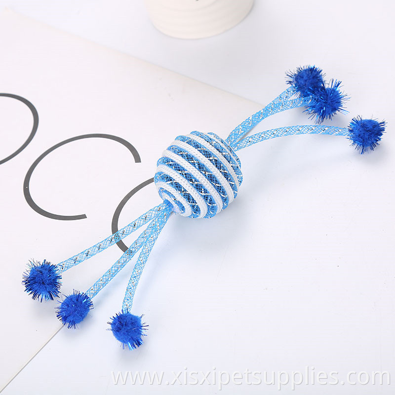 wholesale two color kitten Teasing Ball Toy for Cats Playing